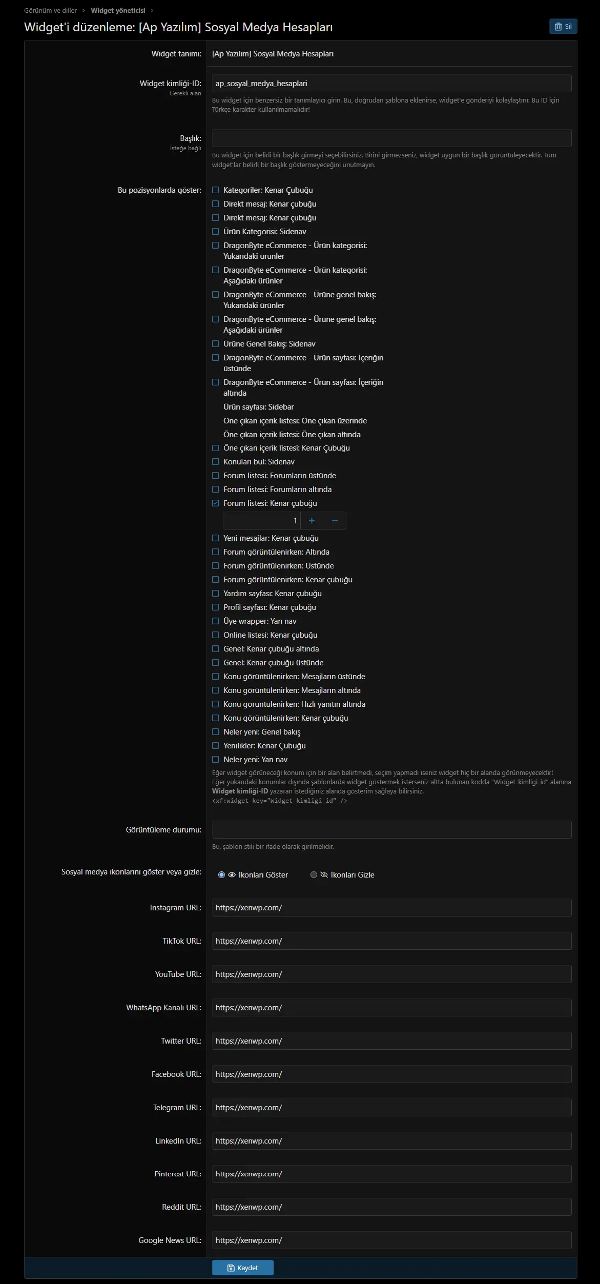 Widget-i-düzenleme-Ap-Yazılım-Sosyal-Medya-Hesapları-XenWp-Yönetici-kontrol-paneli.webp